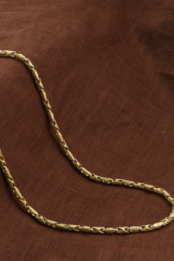 Цепь из лимонного золота