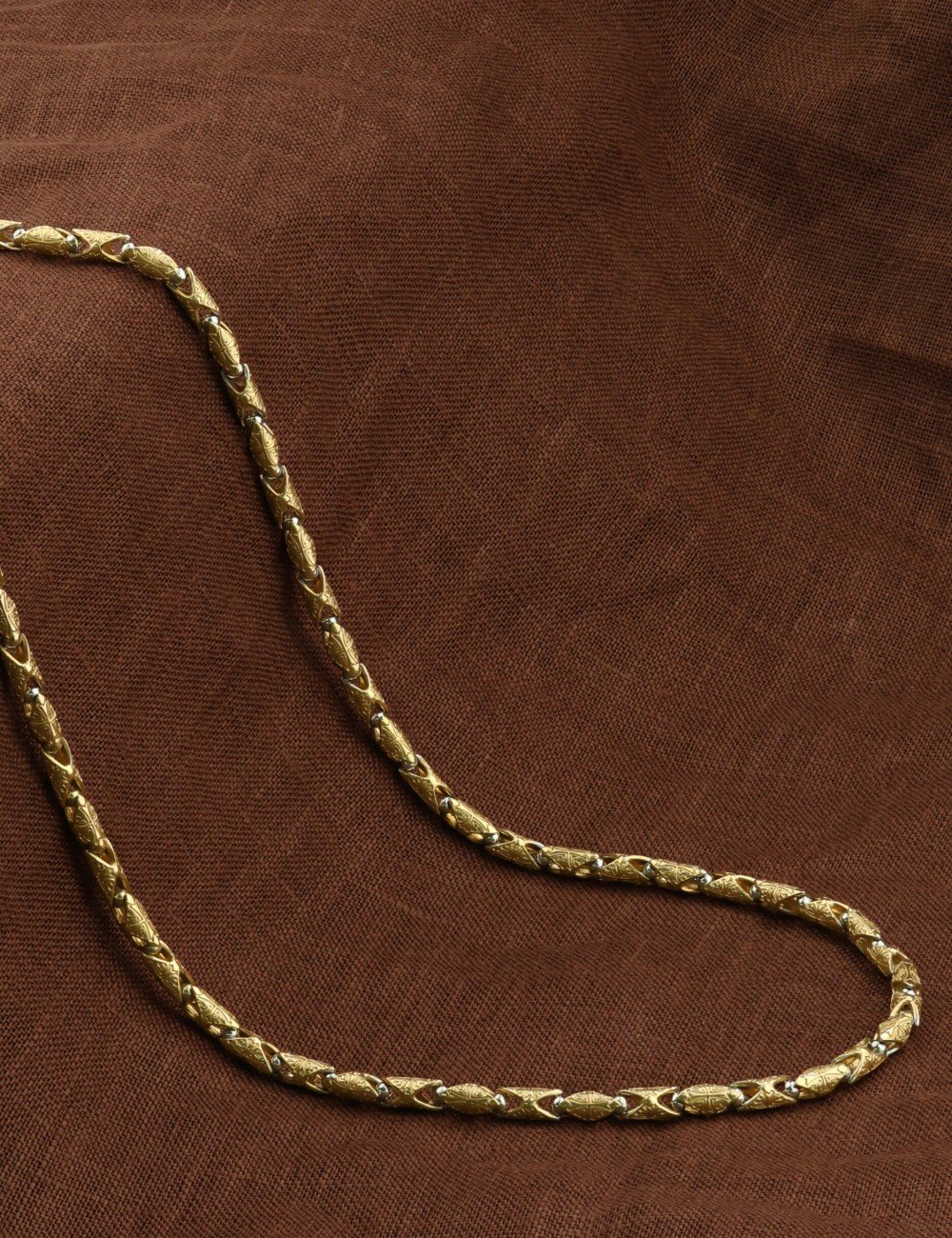 Цепь из лимонного золота