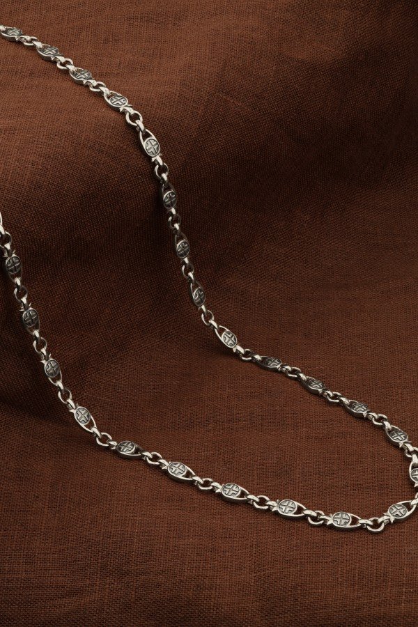 Цепь из белого золота