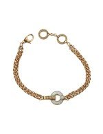 Браслет из золота c бриллиантами и перламутром