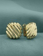 Серьги из лимонного золота