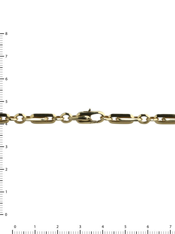 Цепь из лимонного золота 585 пробы