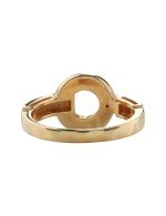 Кольцо из золота c бриллиантами и ониксом