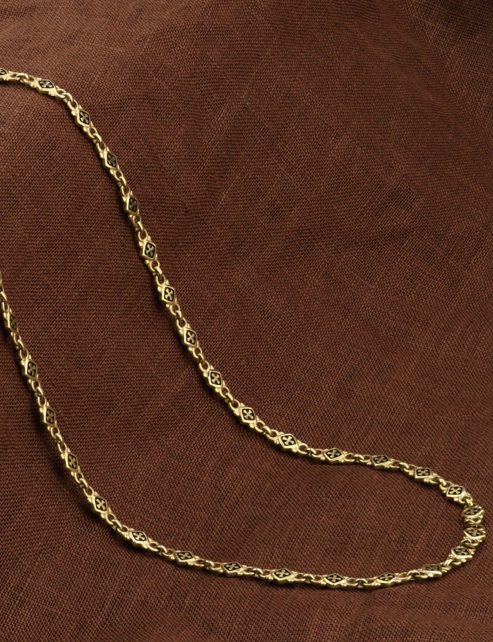 Цепь из лимонного золота