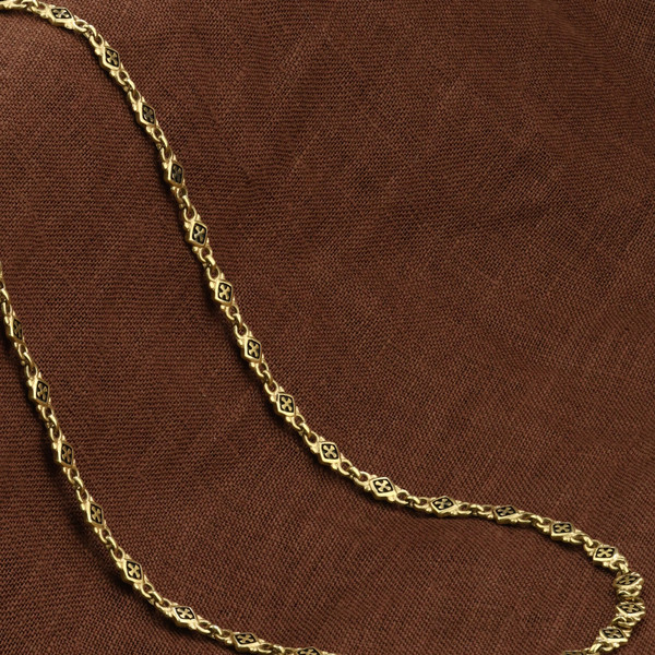 Цепь из лимонного золота 585 пробы