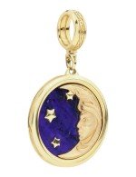 Подвеска из лимонного золота c лазуритом