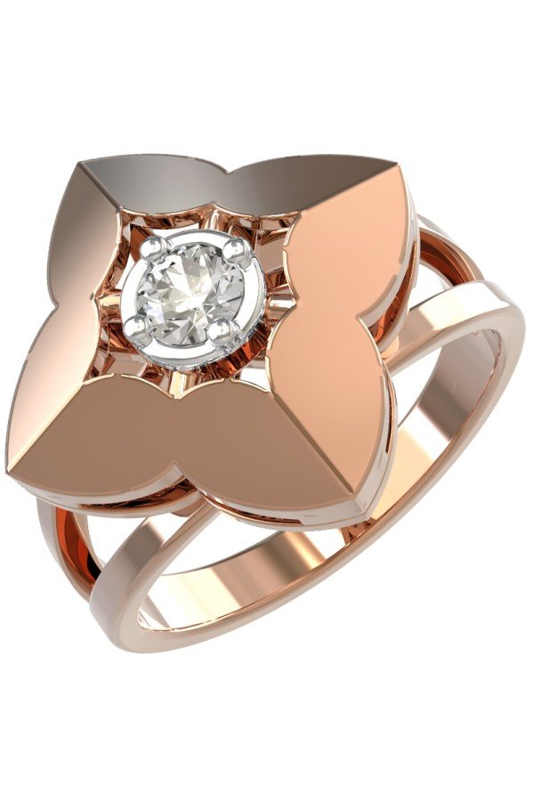 Кольцо из золота c бриллиантами