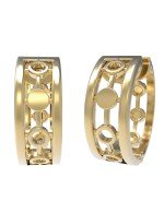 Серьги из лимонного золота c бриллиантами