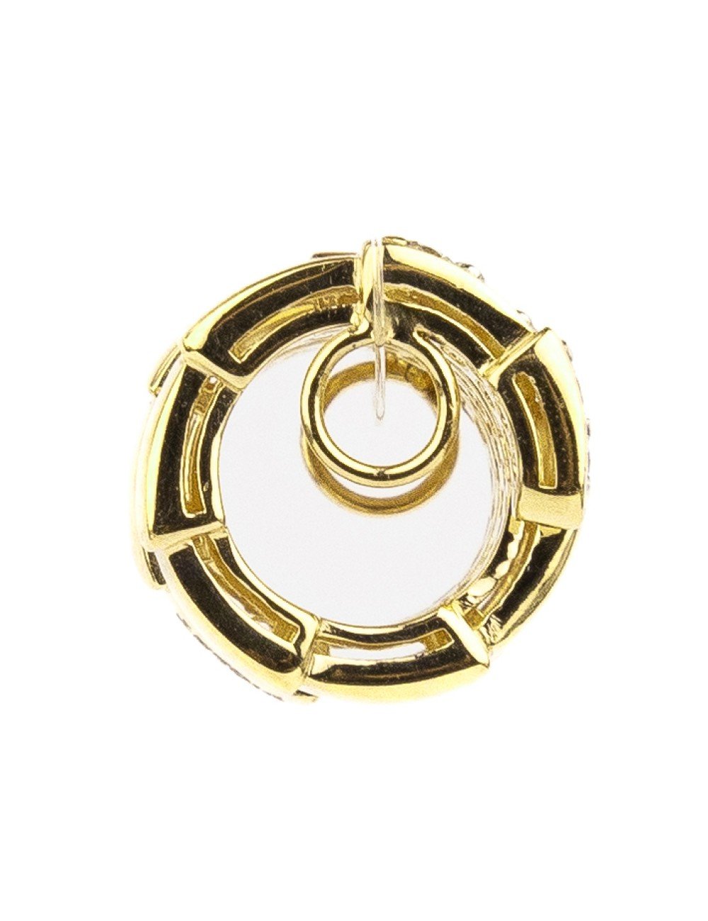 Подвеска из лимонного золота c бриллиантами