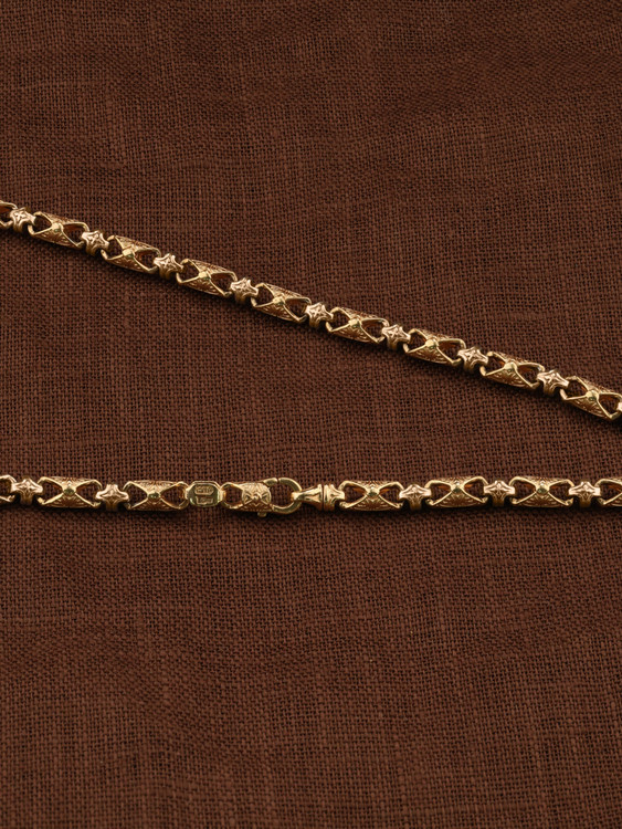 Цепь из красного золота 585 пробы