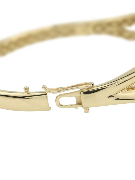 Браслет из лимонного золота 585 пробы c рубином