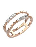 Кольцо из золота c бриллиантами