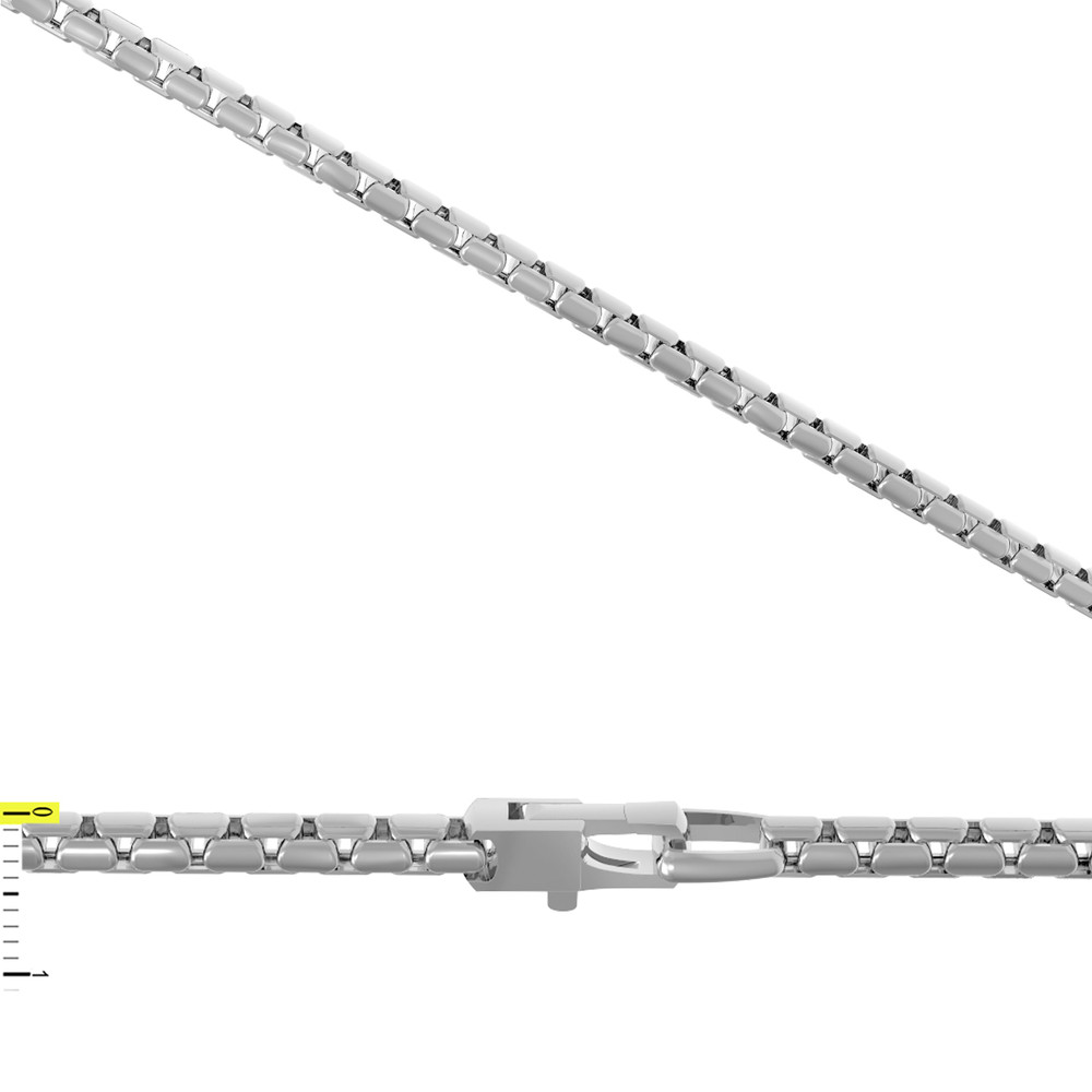 Цепь из белого золота 585 пробы