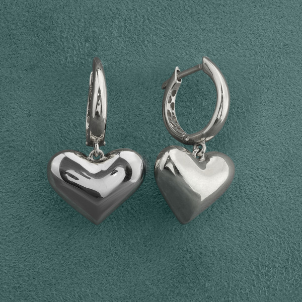 Серьги из белого золота 585 пробы