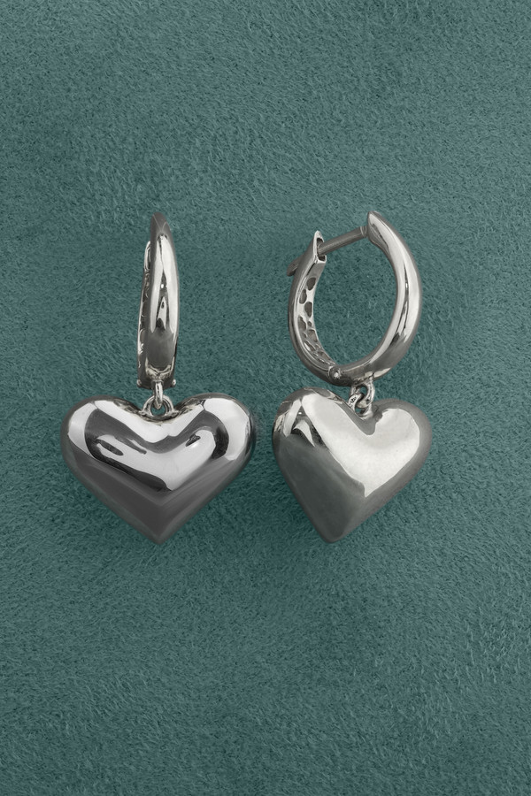 Серьги из белого золота 585 пробы