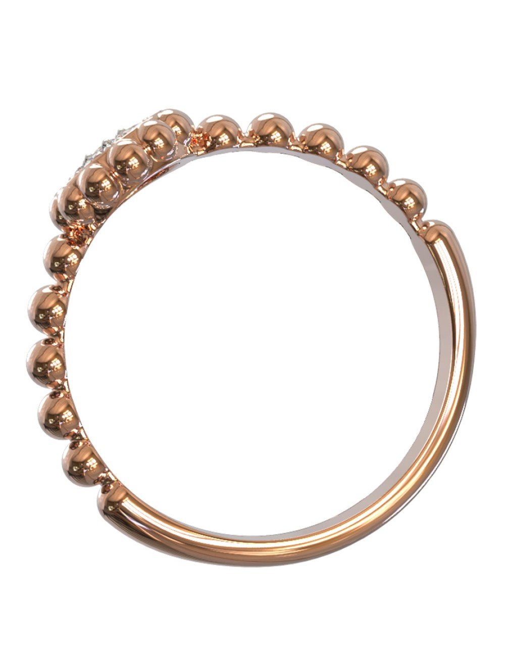 Кольцо из золота c бриллиантами