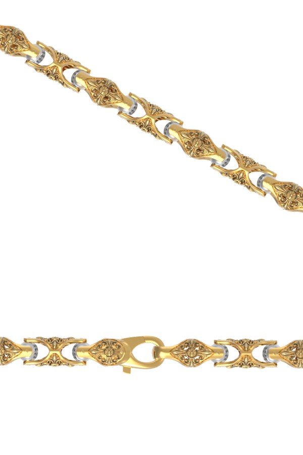 Браслет из лимонного золота