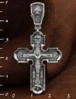Крест из белого золота