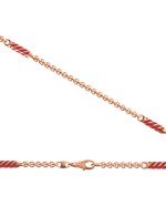 Цепь из золота c эмалью