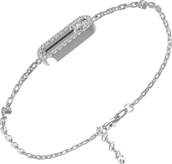 Браслет из белого золота c бриллиантами