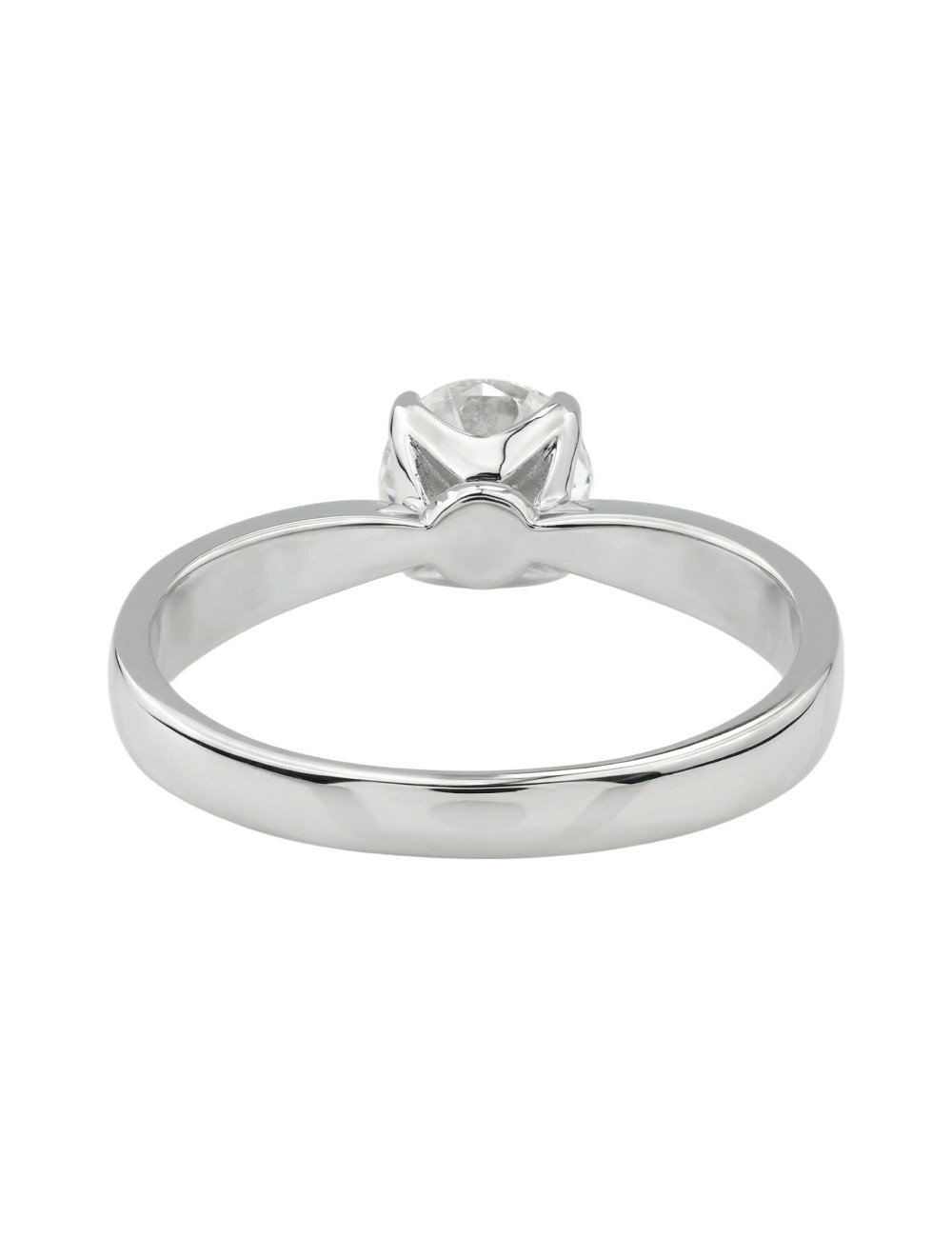 Кольцо из белого золота c бриллиантами