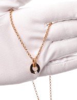 Колье из золота c бриллиантами и ониксом