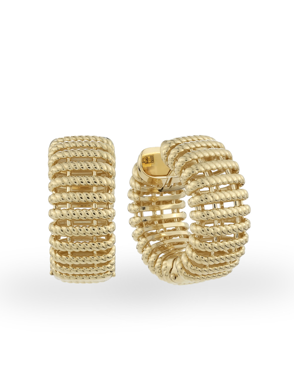 Серьги из лимонного золота 585 пробы