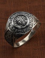 Кольцо из белого золота