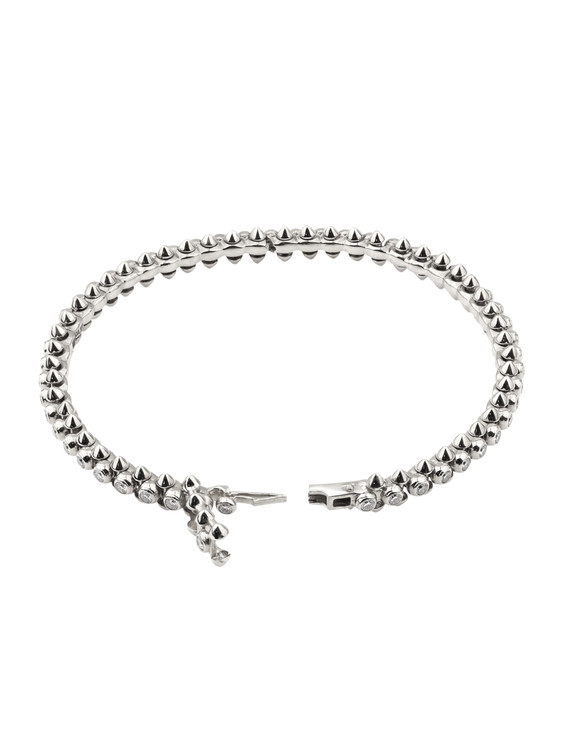 Браслет из белого золота 585 пробы c бриллиантами