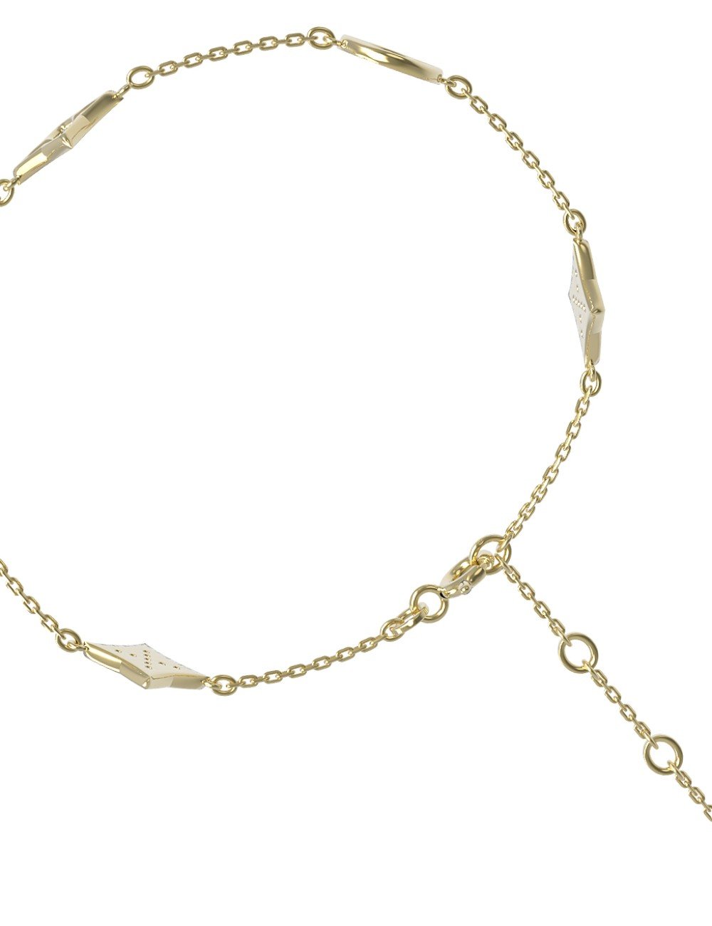 Браслет из лимонного золота c бриллиантами