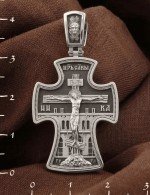 Крест из белого золота