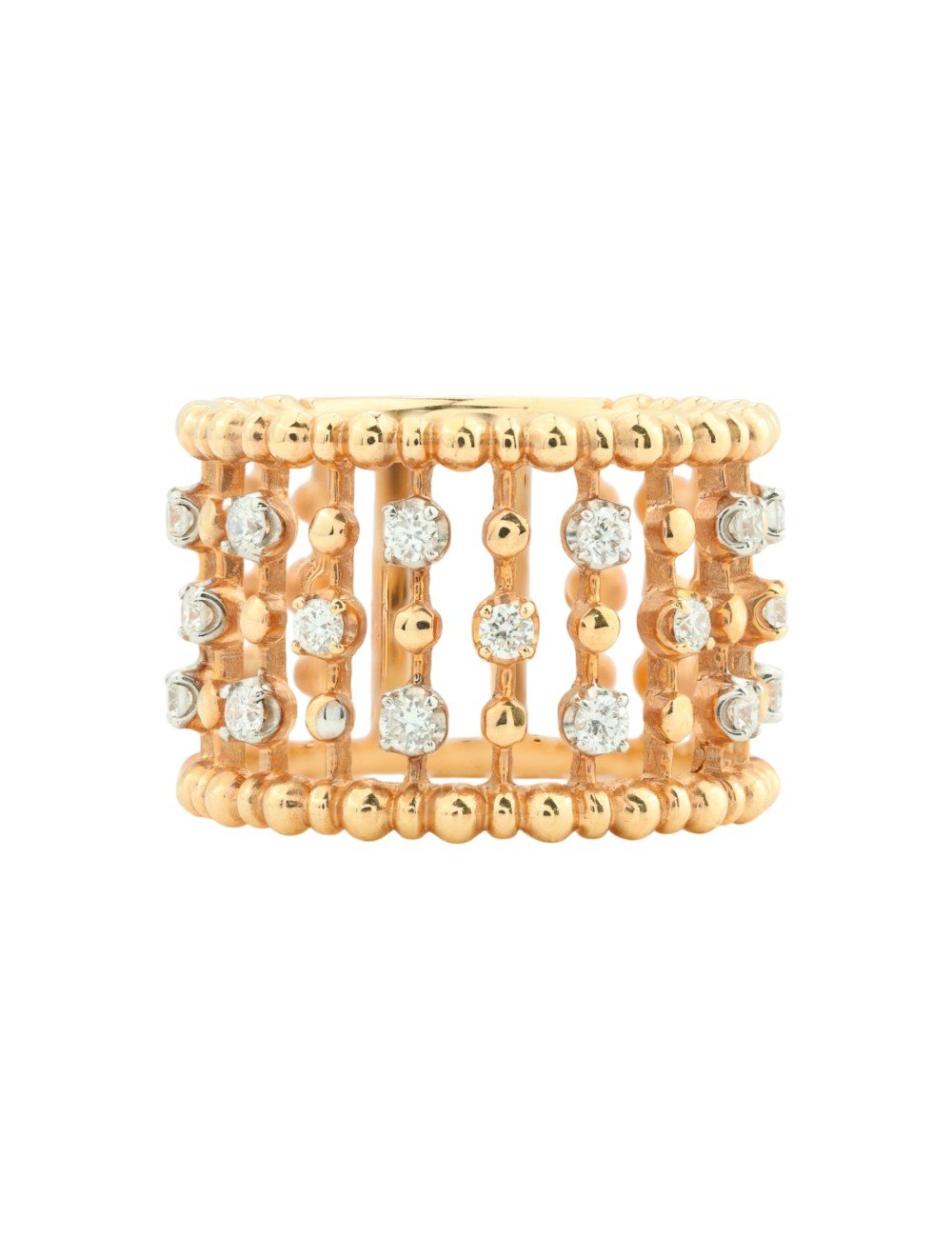 Кольцо из золота c бриллиантами