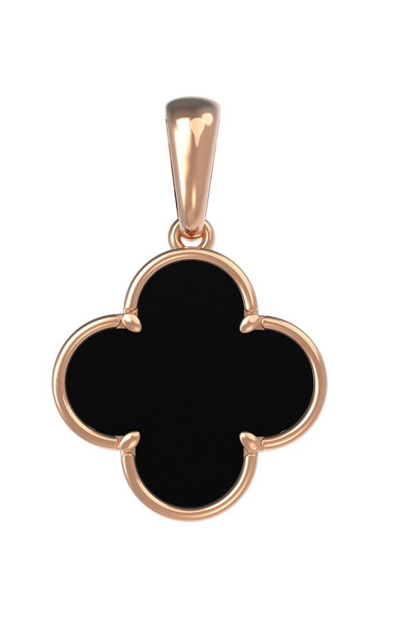 Подвеска из золота c ониксом