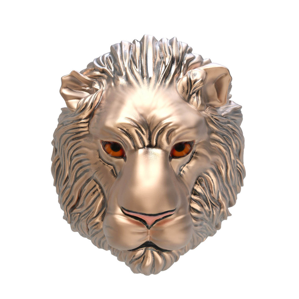 Кольцо из красного золота 585 пробы c эмалью