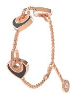 Браслет из золота c ониксом и перламутром