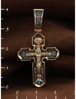 Крест из золота 585 пробы