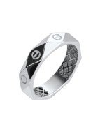 Кольцо из белого золота