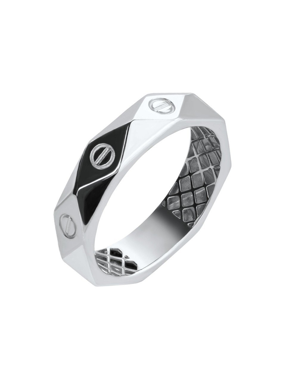 Кольцо из белого золота