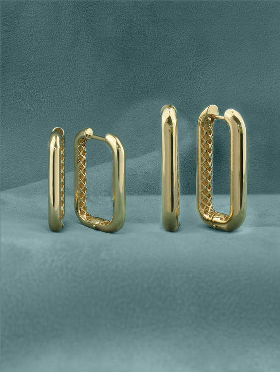 Серьги из лимонного золота 585 пробы