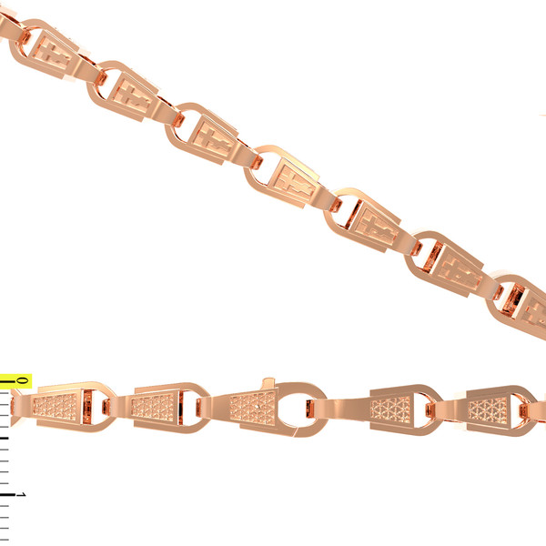 Цепь из красного золота 585 пробы