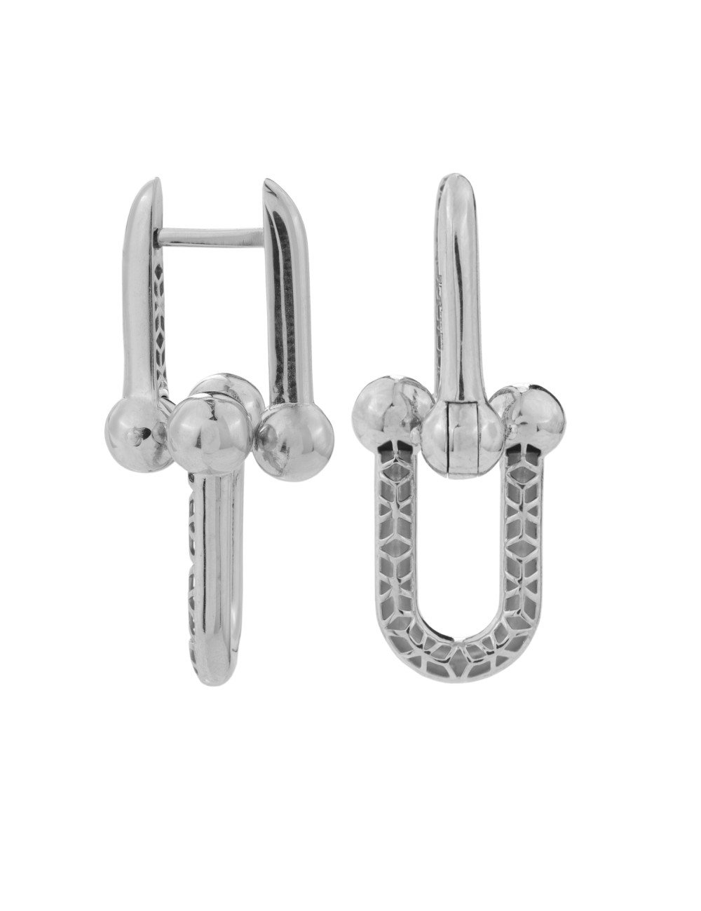 Серьги из белого золота