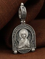 Образок из белого золота