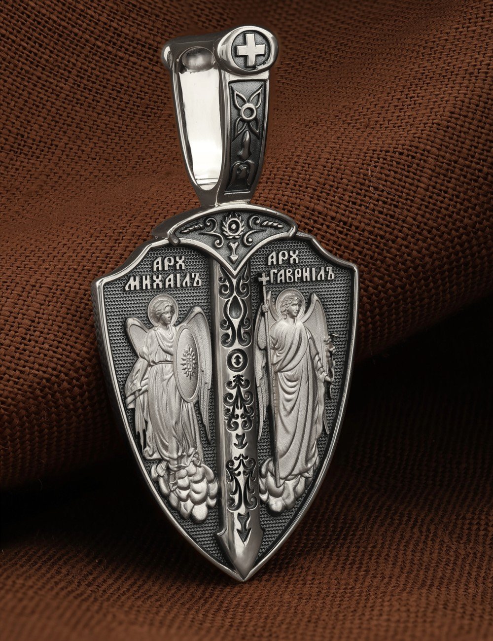 Образок из белого золота