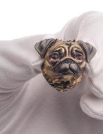 Подвеска из лимонного золота c эмалью