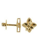 Серьги из лимонного золота c бриллиантами