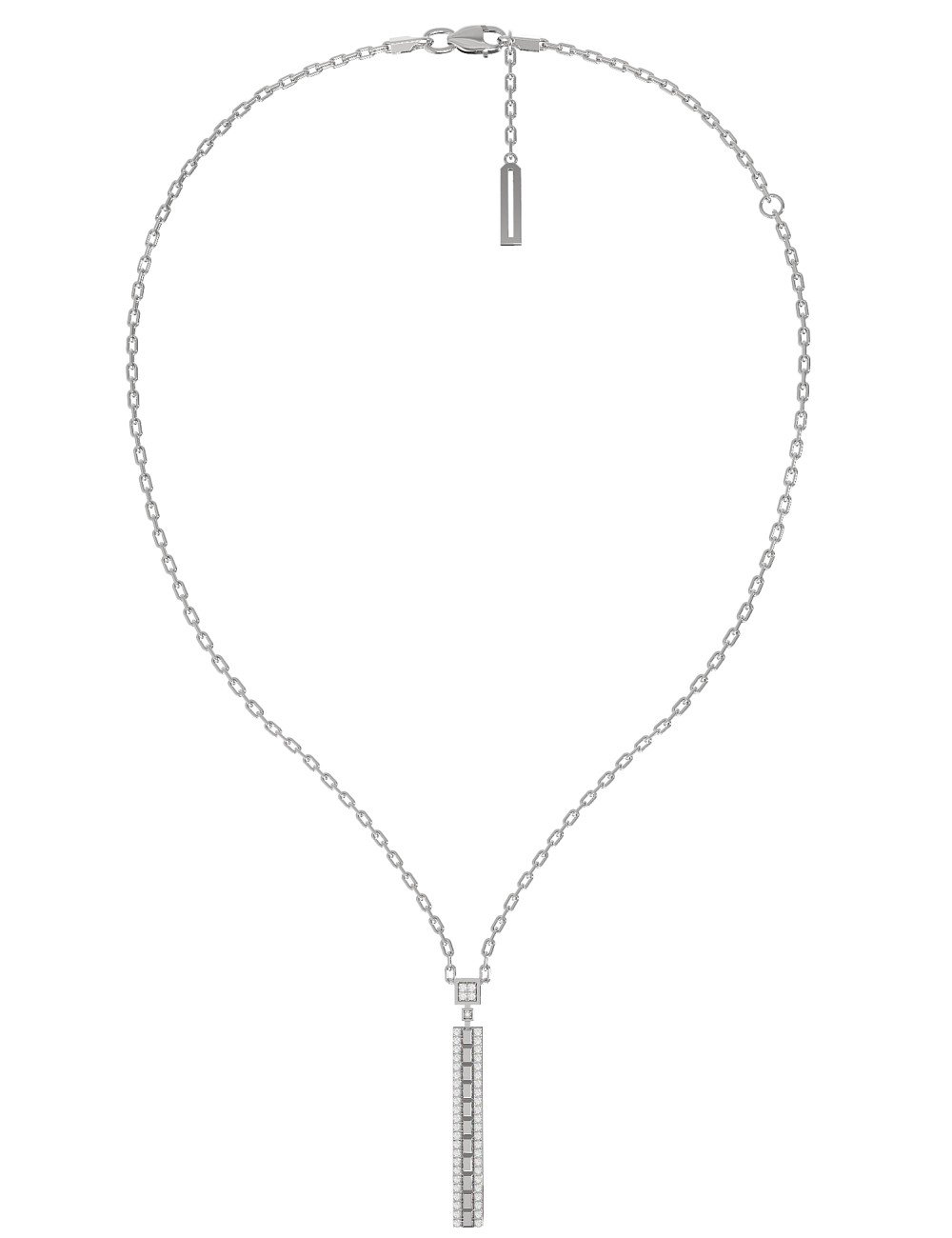 Колье из белого золота c бриллиантами