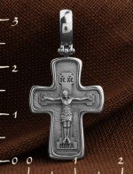 Крест из белого золота