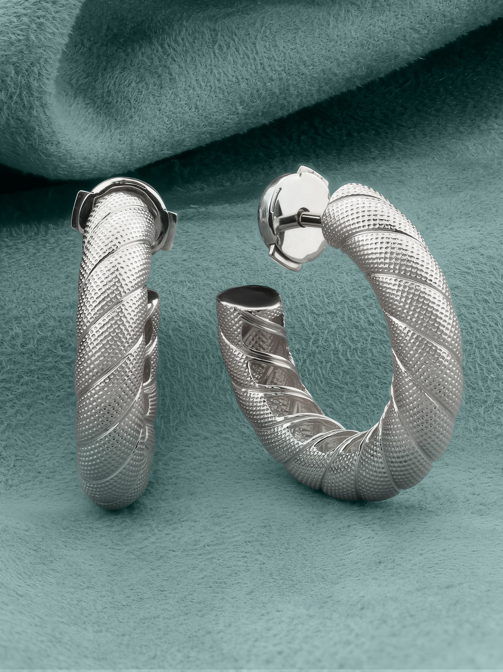 Серьги из белого золота 585 пробы