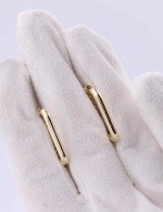 Серьги из лимонного золота 585 пробы