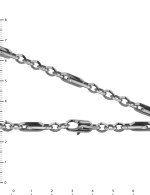 Цепь из белого золота